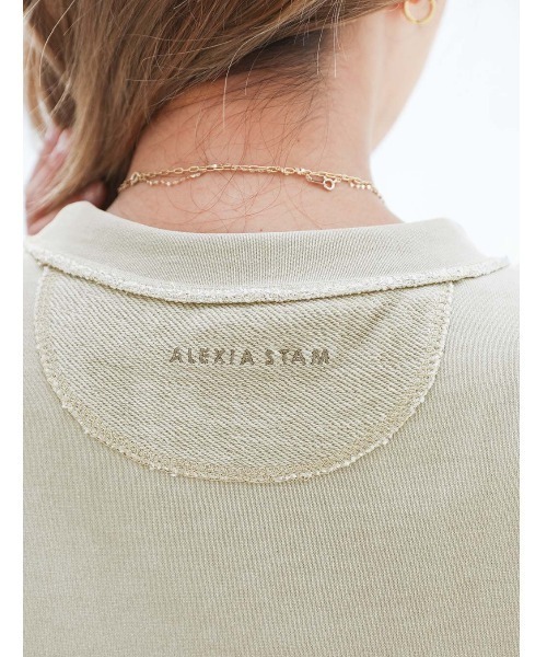 ALEXIA STAM（アリシアスタン）の「【JJ 12月号掲載】V Gazette Sweatshirt/Vガゼットスウェットシャツ（スウェット・レディース・チャコールグレー/ブラウン/グレイッシュベージュ・FREE）」の21枚目の写真