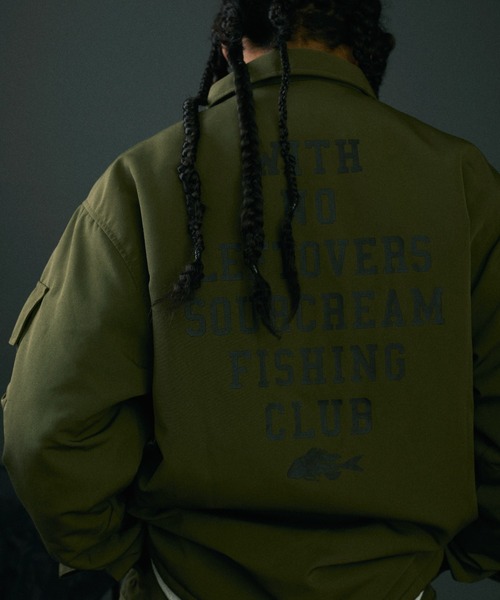 Sourcream FISH JACKET サワークリーム ミリタリージャケット Sourcream FISH JACKET サワークリーム ミリタリージャケット