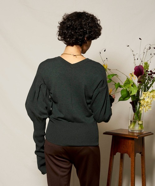 Maison special 2way ニットグレー