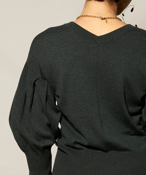 Maison special 2way ニットグレー