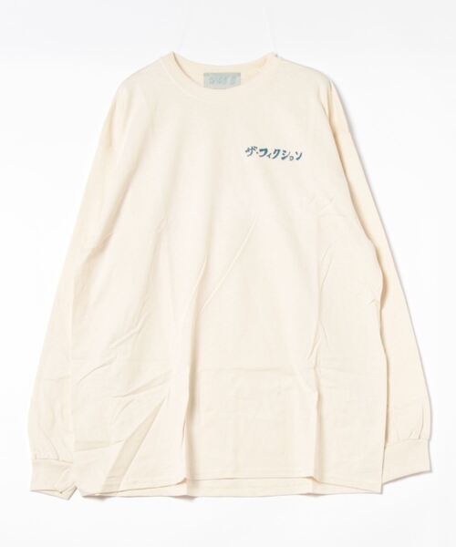 FUN/FOR/FICTION（ファンフォーフィクション）の「★FUN FOR FICTION★THE FICTION LS T（Tシャツ/カットソー・レディース・チャコールグレー/ナチュラル・FREE）」の2枚目の写真