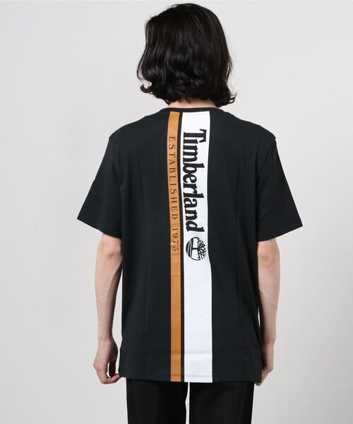 [ティンバーランド]男性 Established 1973年半袖 Men's Short Sleeve Est. 1973 Crew T-Shirt