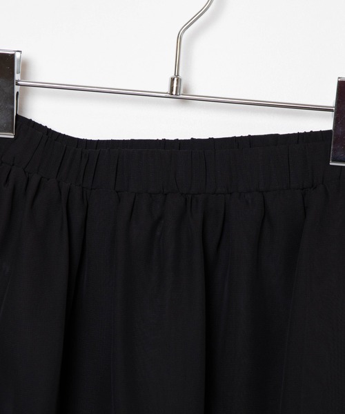 WEGO（ウィゴー）の「WEGO/ティアードロングスカート（スカート・レディース・ブラック/サックスブルー/アイボリー/アニマル・FREE）」の6枚目の写真