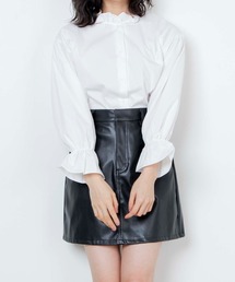 WEGO | WEGO/スタンドフリルネックブラウス(シャツ/ブラウス)
