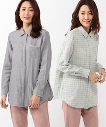 オーガニックコットンリバーシブルシャツ