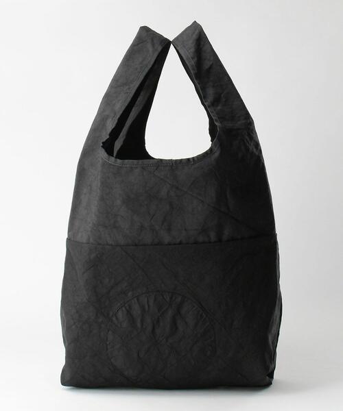 green label relaxing（グリーンレーベルリラクシング）の「SC GLR エアバッグ UP/C ショッパー バッグ（エコバッグ/サブバッグ・メンズ・ブラック・FREE）」の6枚目の写真