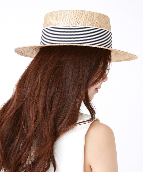 セール Aurelia Tramontoバオ草カンカン帽 ハット Common ハット Common Ware コモンウェアー のファッション