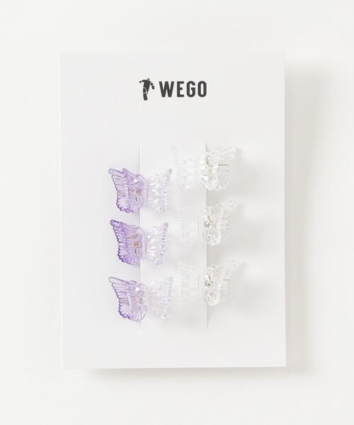 WEGO(ウィゴー)の「WEGO/【6点セット】クリアバタフライクリップ(バレッタ/ヘアクリップ・レディース・その他2/その他1/その他3/その他4・FREE)」の7枚目の写真
