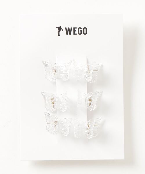 WEGO(ウィゴー)の「WEGO/【6点セット】クリアバタフライクリップ(バレッタ/ヘアクリップ・レディース・その他2/その他1/その他3/その他4・FREE)」の16枚目の写真