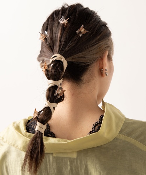 WEGO(ウィゴー)の「WEGO/【6点セット】クリアバタフライクリップ(バレッタ/ヘアクリップ・レディース・その他2/その他1/その他3/その他4・FREE)」の15枚目の写真