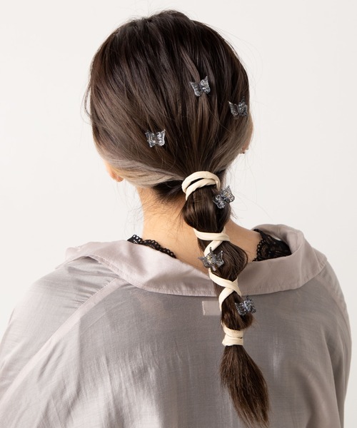 WEGO(ウィゴー)の「WEGO/【6点セット】クリアバタフライクリップ(バレッタ/ヘアクリップ・レディース・その他2/その他1/その他3/その他4・FREE)」の13枚目の写真