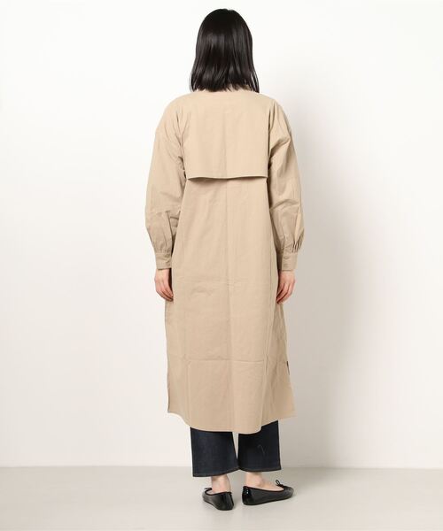 koe(コエ)の「バンドカラーシャツ羽織(シャツ/ブラウス・レディース・ベージュ/カーキ・FREE)」の5枚目の写真