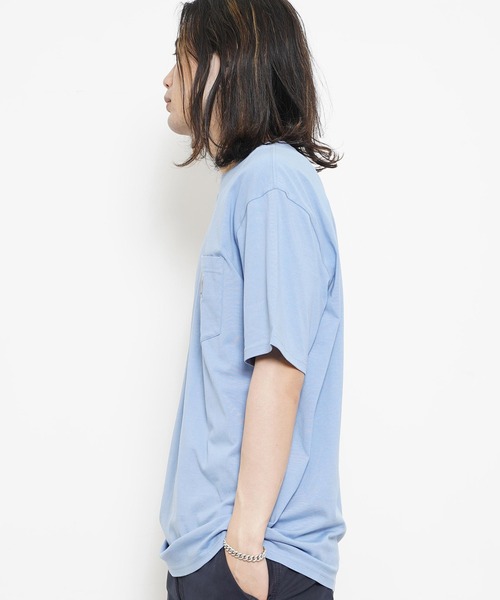 Carhartt WIP(カーハートダブリューアイピー)の「Carhartt S/S POCKET T-SHIRT I022091(Tシャツ/カットソー・メンズ・ホワイト/ブラック/ブルー・SMALL/MEDIUM/LARGE/X-LARGE)」の8枚目の写真