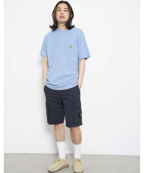 Carhartt WIP(カーハートダブリューアイピー)の「Carhartt S/S POCKET T-SHIRT I022091(Tシャツ/カットソー・メンズ・ホワイト/ブラック/ブルー・SMALL/MEDIUM/LARGE/X-LARGE)」の4枚目の写真