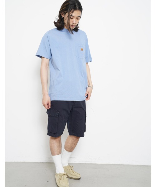 Carhartt WIP(カーハートダブリューアイピー)の「Carhartt S/S POCKET T-SHIRT I022091(Tシャツ/カットソー・メンズ・ホワイト/ブラック/ブルー・SMALL/MEDIUM/LARGE/X-LARGE)」の12枚目の写真