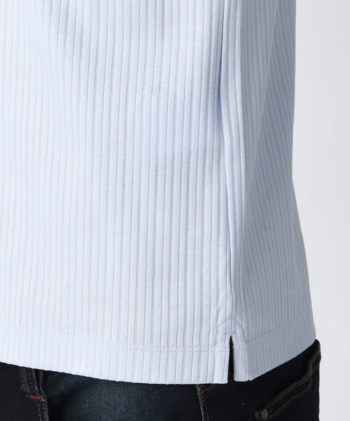 NICOLE CLUB FOR MEN（ニコルクラブフォーメン）の「スキッパ－ポロシャツ（ポロシャツ・メンズ・ホワイト/ブラック/ネイビー/サックスブルー/ラベンダー・MEDIUM/LARGE/X-LARGE/XX-LARGE）」の14枚目の写真