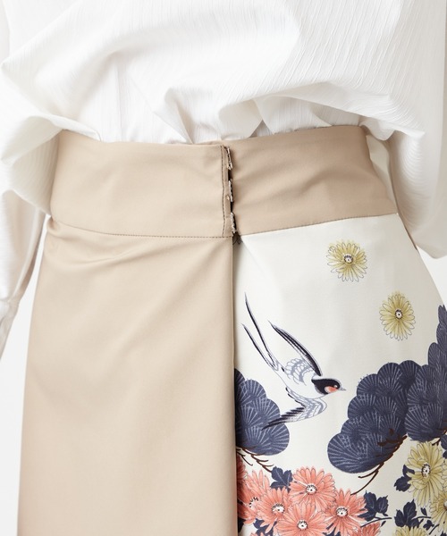 ふりふ（フリフ）の「【キクマツバメ・花天井】コハゼ付スカート（スカート・レディース・ベージュ/ネイビー・FREE）」の17枚目の写真