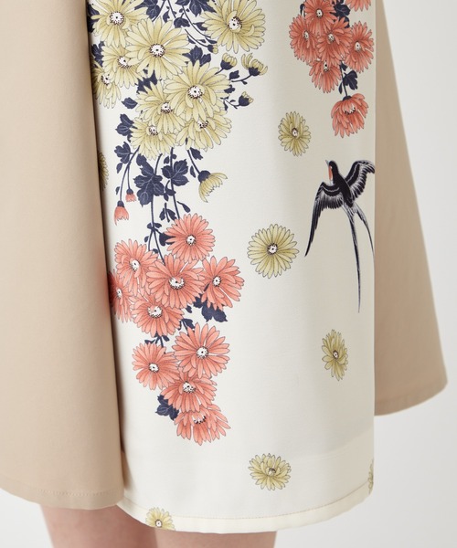 ふりふ（フリフ）の「【キクマツバメ・花天井】コハゼ付スカート（スカート・レディース・ベージュ/ネイビー・FREE）」の15枚目の写真