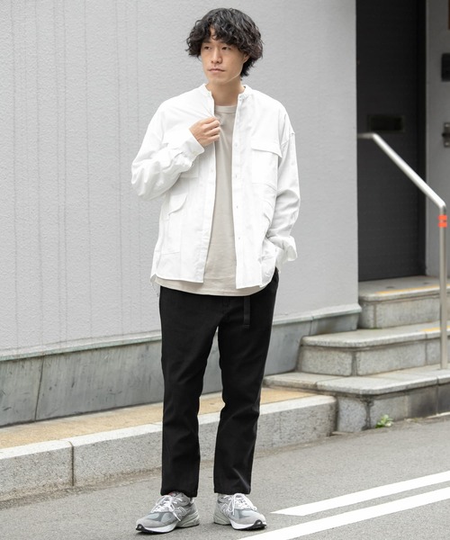 ITEMS URBANRESEARCH（アイテムズ アーバンリサーチ）の「バックサテン クライミングパンツ（その他パンツ・メンズ・ブラック/カーキ・LARGE/MEDIUM）」の5枚目の写真