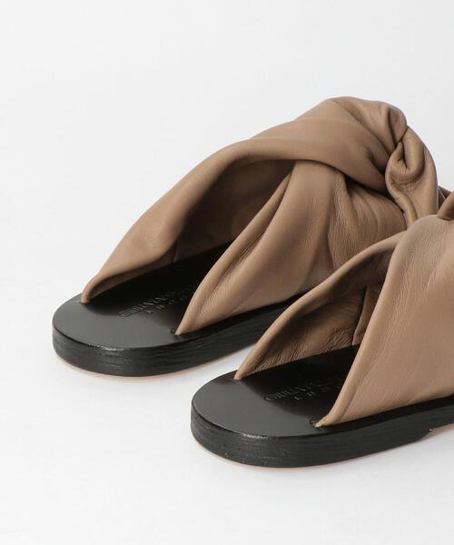 THE STATION STORE（ザ ステーション ストア）の「＜GIULIA TADDEUCCI＞● L ネジリ サンダル（サンダル・レディース・ブラック/ベージュ・38/36/37）」の9枚目の写真