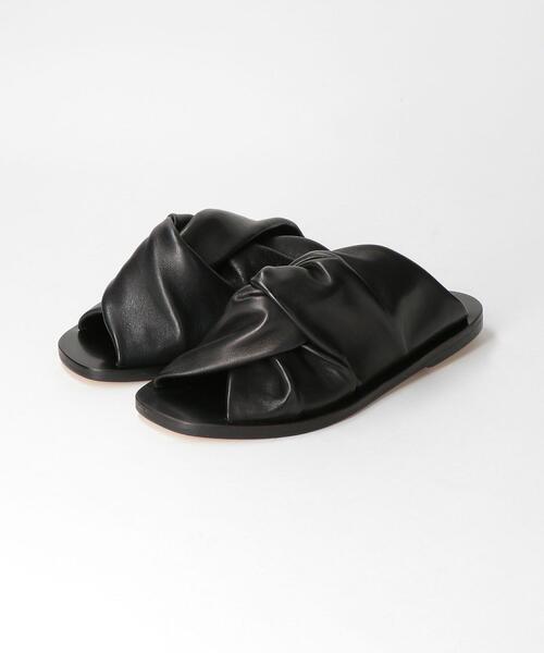 THE STATION STORE（ザ ステーション ストア）の「＜GIULIA TADDEUCCI＞● L ネジリ サンダル（サンダル・レディース・ブラック/ベージュ・38/36/37）」の7枚目の写真