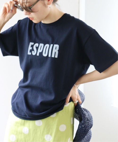 IENA（イエナ）の「ESPOIR Tシャツ◆（Tシャツ/カットソー・レディース・ホワイト系その他/ネイビー・FREE）」の19枚目の写真
