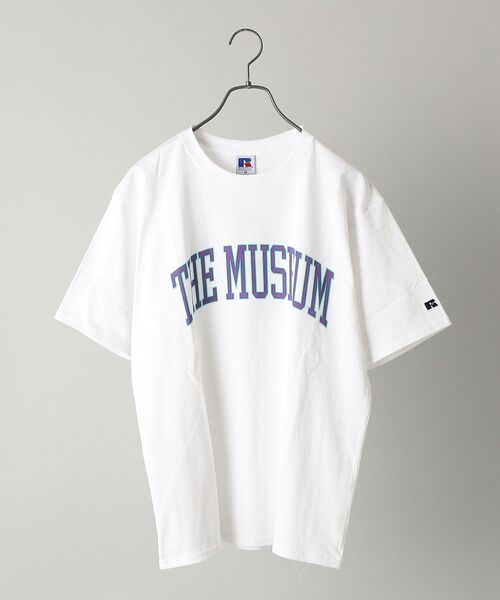 Russell Athletic（ラッセルアスレティック）の「【WEB限定/SHIPS別注】RUSSELL ATHLETIC: カレッジ プリント Tシャツ（Tシャツ/カットソー・メンズ・ホワイト/ブラック/グレー/オフホワイト・SMALL/MEDIUM/LARGE/X-LARGE）」の2枚目の写真
