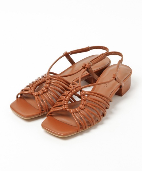 LOWRYS FARM（ローリーズファーム）の「メッシュサークルサンダル　948010（サンダル・レディース・アイボリー/ブラック/ブラウン・MEDIUM/LARGE）」の9枚目の写真