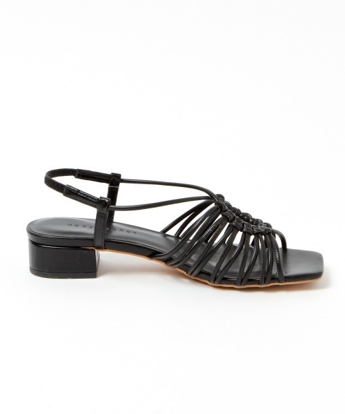 LOWRYS FARM（ローリーズファーム）の「メッシュサークルサンダル　948010（サンダル・レディース・アイボリー/ブラック/ブラウン・MEDIUM/LARGE）」の4枚目の写真