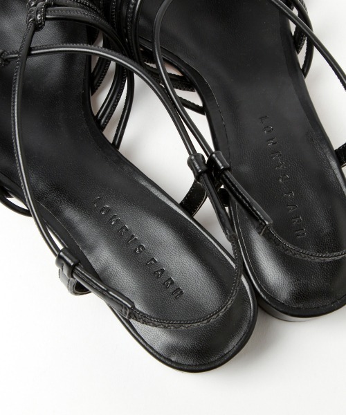 LOWRYS FARM（ローリーズファーム）の「メッシュサークルサンダル　948010（サンダル・レディース・アイボリー/ブラック/ブラウン・MEDIUM/LARGE）」の12枚目の写真