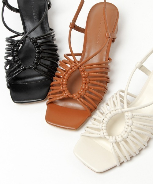 LOWRYS FARM（ローリーズファーム）の「メッシュサークルサンダル　948010（サンダル・レディース・アイボリー/ブラック/ブラウン・MEDIUM/LARGE）」の5枚目の写真