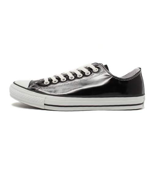 CONVERSE（コンバース）の「メンズ コンバース オールスター エナメル ローカット CONVERSE AS ENAMEL OX（スニーカー・メンズ・ホワイト/ブラック・26.5cm/27.5cm/28cm/27cm）」の3枚目の写真