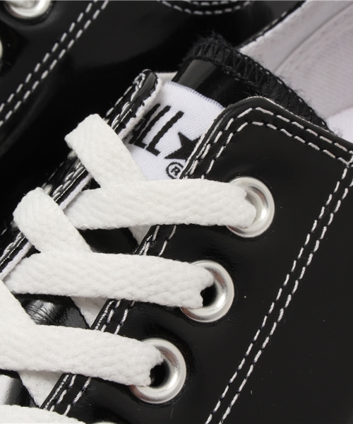 CONVERSE（コンバース）の「メンズ コンバース オールスター エナメル ローカット CONVERSE AS ENAMEL OX（スニーカー・メンズ・ホワイト/ブラック・26.5cm/27.5cm/28cm/27cm）」の7枚目の写真