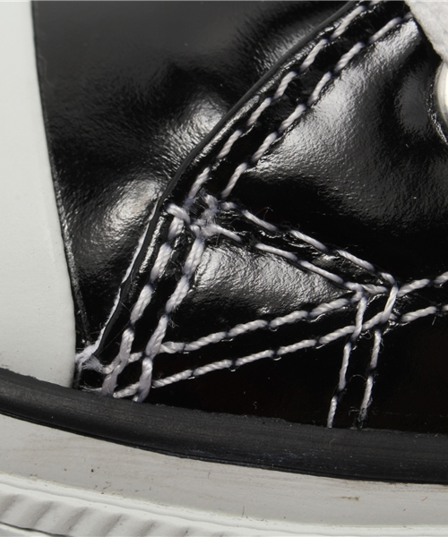 CONVERSE（コンバース）の「メンズ コンバース オールスター エナメル ローカット CONVERSE AS ENAMEL OX（スニーカー・メンズ・ホワイト/ブラック・26.5cm/27.5cm/28cm/27cm）」の10枚目の写真