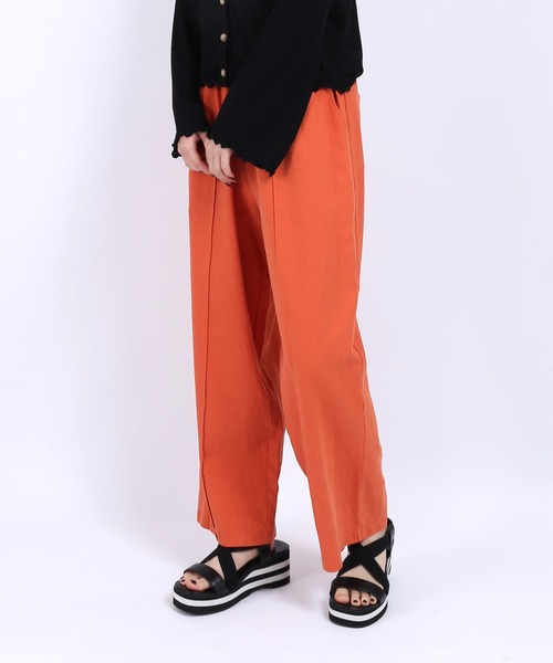 PUNYUS（プニュズ）の「リネンイージーパンツ（その他パンツ・レディース・イエロー/オレンジ/ベージュ/カーキ/ピンク/ブラック/ホワイト/ネイビー/ダークベージュ・2/3/1/4）」の17枚目の写真