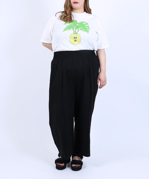 PUNYUS（プニュズ）の「リネンイージーパンツ（その他パンツ・レディース・イエロー/オレンジ/ベージュ/カーキ/ピンク/ブラック/ホワイト/ネイビー/ダークベージュ・2/3/1/4）」の19枚目の写真