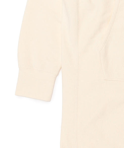 BEAMS BOY（ビームスボーイ）の「BEAMS BOY / スウェットフードワンピース 14FW **（ワンピース・レディース・ナチュラル/ライトグレー/ネイビー・ONE SIZE）」の8枚目の写真