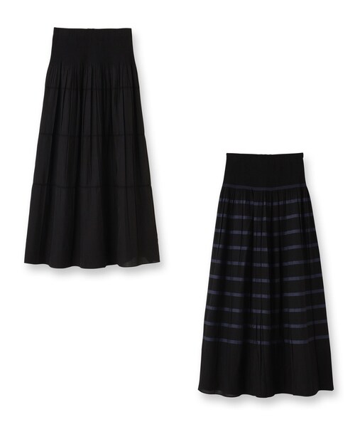 DRESSTERIOR（ドレステリア）の「◆【2WAY】リバーシブルシャーリングフレアスカート（スカート・レディース・ブラック/ブルー・38）」の15枚目の写真