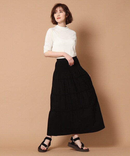 DRESSTERIOR（ドレステリア）の「◆【2WAY】リバーシブルシャーリングフレアスカート（スカート・レディース・ブラック/ブルー・38）」の13枚目の写真