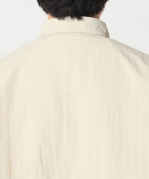 JOURNAL STANDARD relume（ジャーナルスタンダード　レリューム）の「FISH NET FIBER フィッシングシャツ（シャツ/ブラウス・メンズ・ホワイト/ブラック/サックスブルー・MEDIUM/LARGE）」の20枚目の写真