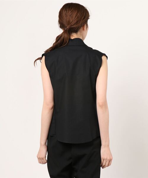 SEE BY CHLOE（シーバイクロエ）の「SEE BY CHLOE/フレンチスリーブシャツブラス（シャツ/ブラウス・レディース・ホワイト/ブラック・38/36）」の3枚目の写真