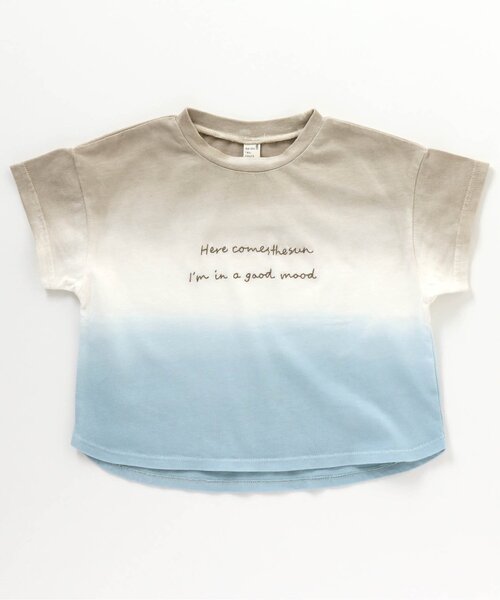 apres les cours(アプレレクール)の「タイダイTシャツ(Tシャツ/カットソー・キッズ・グリーン/ブラウン・80/130/90/120/100/140/110)」の1枚目の写真