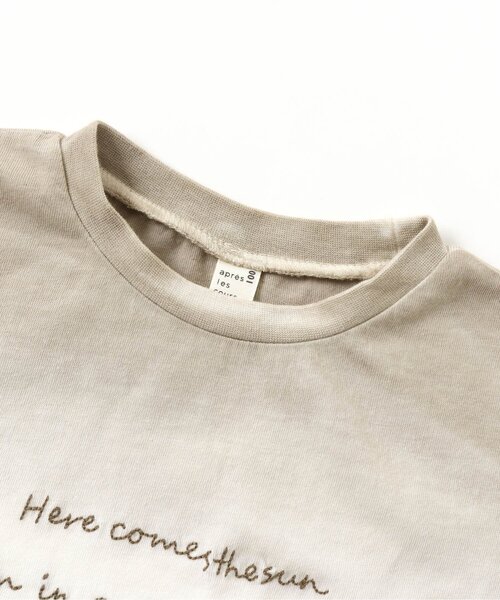apres les cours(アプレレクール)の「タイダイTシャツ(Tシャツ/カットソー・キッズ・グリーン/ブラウン・80/130/90/120/100/140/110)」の5枚目の写真
