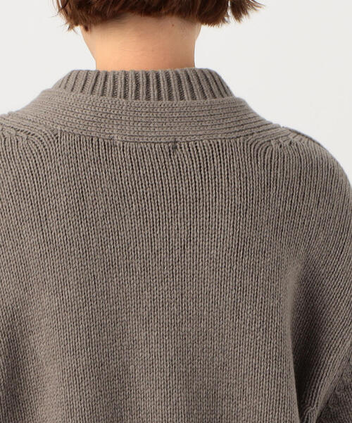 GALERIE VIE（ギャルリー ヴィー）の「□ファインウール Vネックロング