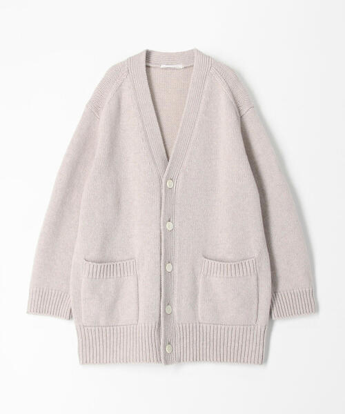 美品✨ギャルリーヴィー ファインウール Vネックロングカーディガン グレー GALERIE VIE（ギャルリー ヴィー）の「□ファインウール Vネックロング