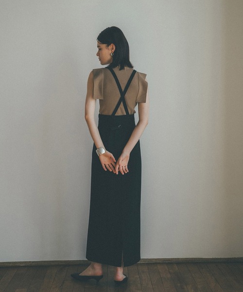 CLANE（クラネ）の「【CLANE(クラネ)】スクエアスリーブニット SQUARE SLEEVE KNIT 10106-2112（ニット/セーター・レディース・ホワイト/ブラック/ベージュ/オレンジ・1）」の17枚目の写真