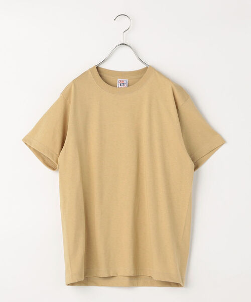 FREDY MAC（フレディーマック）の「【CROSS&STITCH/クロスアンドステッチ】6.2oz オープンエンド Tシャツ（Tシャツ/カットソー・メンズ・ブラック/オレンジ/グリーン/カーキ/グレー/ベージュ/レッド/ネイビー/ダークブラウン/パープル/ライトピンク/マスタード/ブルー/ライトグリーン/オフホワイト/ベビーピンク/キャメル/チャコールグレー・LARGE/MEDIUM/X-LARGE）」の14枚目の写真