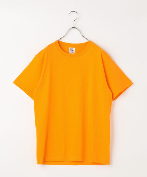 FREDY MAC（フレディーマック）の「【CROSS&STITCH/クロスアンドステッチ】6.2oz オープンエンド Tシャツ（Tシャツ/カットソー・メンズ・ブラック/オレンジ/グリーン/カーキ/グレー/ベージュ/レッド/ネイビー/ダークブラウン/パープル/ライトピンク/マスタード/ブルー/ライトグリーン/オフホワイト/ベビーピンク/キャメル/チャコールグレー・LARGE/MEDIUM/X-LARGE）」の18枚目の写真