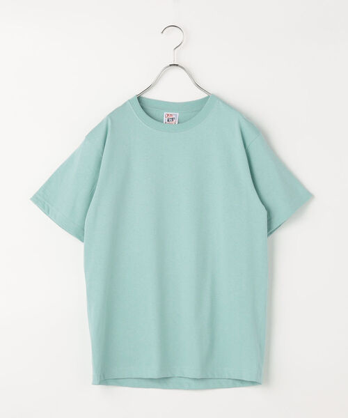 FREDY MAC（フレディーマック）の「【CROSS&STITCH/クロスアンドステッチ】6.2oz オープンエンド Tシャツ（Tシャツ/カットソー・メンズ・ブラック/オレンジ/グリーン/カーキ/グレー/ベージュ/レッド/ネイビー/ダークブラウン/パープル/ライトピンク/マスタード/ブルー/ライトグリーン/オフホワイト/ベビーピンク/キャメル/チャコールグレー・LARGE/MEDIUM/X-LARGE）」の8枚目の写真