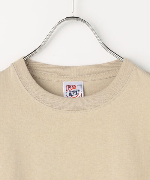 FREDY MAC（フレディーマック）の「【CROSS&STITCH/クロスアンドステッチ】6.2oz オープンエンド Tシャツ（Tシャツ/カットソー・メンズ・ブラック/オレンジ/グリーン/カーキ/グレー/ベージュ/レッド/ネイビー/ダークブラウン/パープル/ライトピンク/マスタード/ブルー/ライトグリーン/オフホワイト/ベビーピンク/キャメル/チャコールグレー・LARGE/MEDIUM/X-LARGE）」の20枚目の写真
